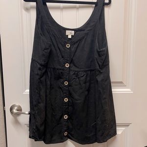 Black tank blouse